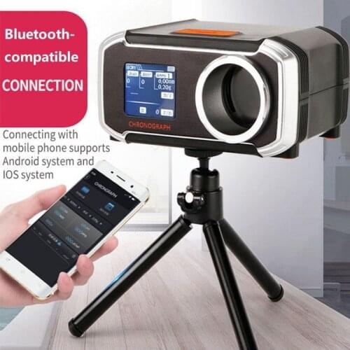 2021 New APP Bluetooth-compatible Link Shooting Speed Meter Velocimetry Slingshot bullet Speed Measuring Wholesale&DropShip