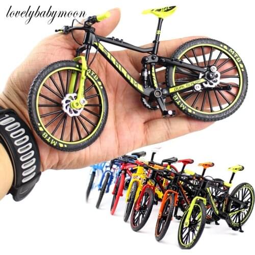 Proportional Simulation Bicycle Finger Palm Toy High-quality Alloy MINI Model Track Racing Game For Children Collectible