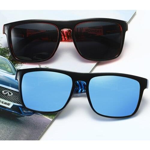 New Fashion Square Guys Sun Glasses Polarized Sunglasses Men Classic Design Mirror Sports Fashion Ladies Female Sunglasses