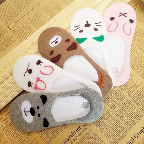 Warm comfortable cotton bamboo fiber girl womens socks ankle low female invisible color girl boy hosier 6pair=12pcs WS67