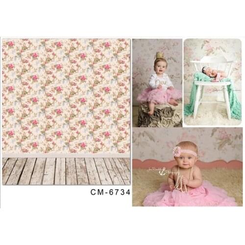 TR fondo photocall Kids Photography Background Flower Wall Backdrop for Photo Studio Digital Photo Backdrop Custom Baby Shoot