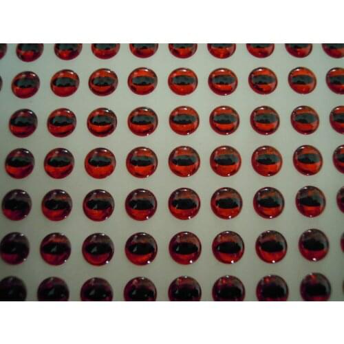 3mm 4mm 5mm 6mm 7mm Red Snake Pupil Eyes Frog Fishing Lure Eyes