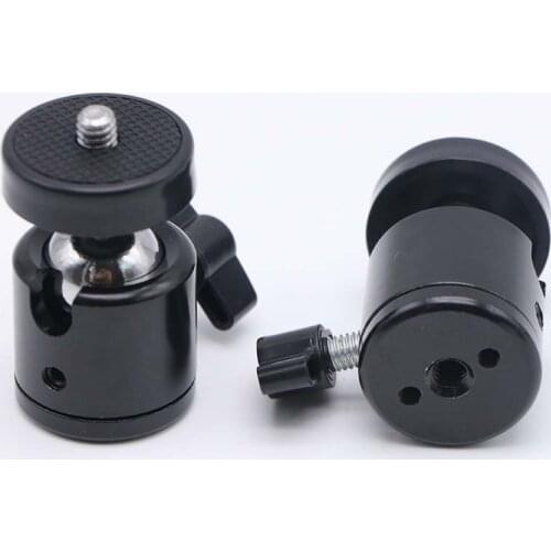 1pc For Camera Tripod LED Light Flash Tripod Bracket Holder Mount 1/4 Hot Shoe Adapter Cradle Ball Head