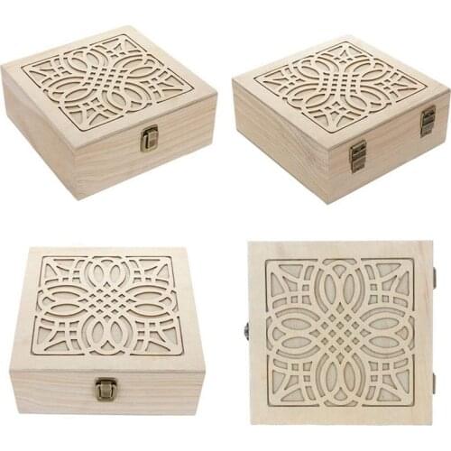 36Slot Essential Oil Wooden Storage Box Travel Display Case Holder Wood Perfume Aromatherapy Container Organizer