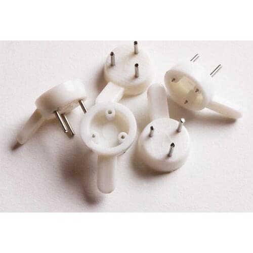 50pcs White Painting Photo Frame Hook Plastic Invisible Wall Mount Photo Picture Nail Hook Hanger