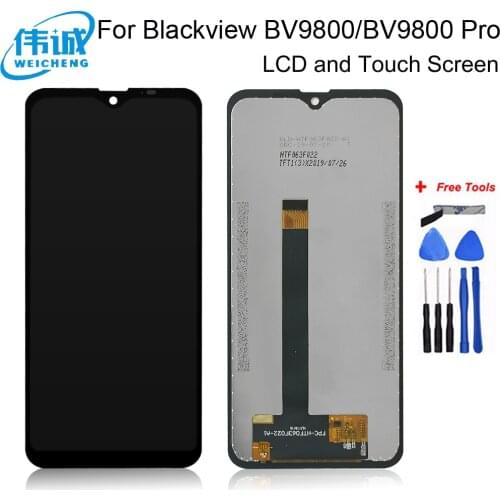 6.3''For Blackview BV9800 LCD Display and Touch Screen Digitizer Assembly BV9800 Pro Screen Replacement Parts+Tools