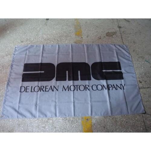 DMC silver flag for car,DMC silver banner, 90X150CM size
