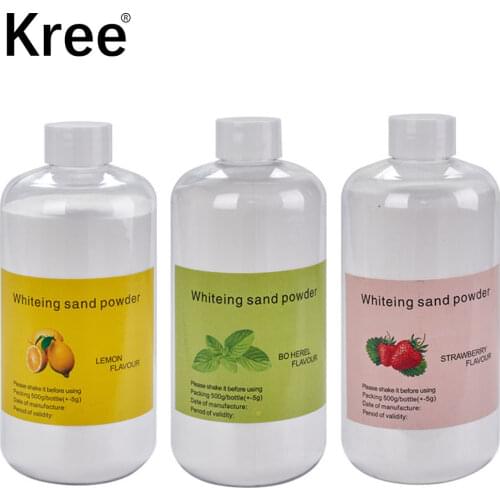 500g Teeth Whitening Essence Dental Cleaning Powder Prophy Air Jet Flow Teeth Polishing Plaque Stain Removal Mint Lemon Flavor