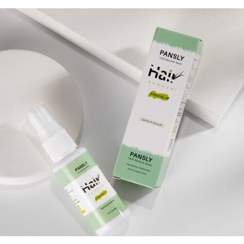 Hair Growth Inhibitor Natural Plant Extract Depilatory Cream Permanent Painless Hair Removal Spray Fast Effective Inhibit TSLM1