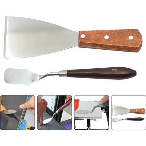 2pcs 3D Printer Remover Tool Stainless Steel Scrapper 3D Printing Removal Tool