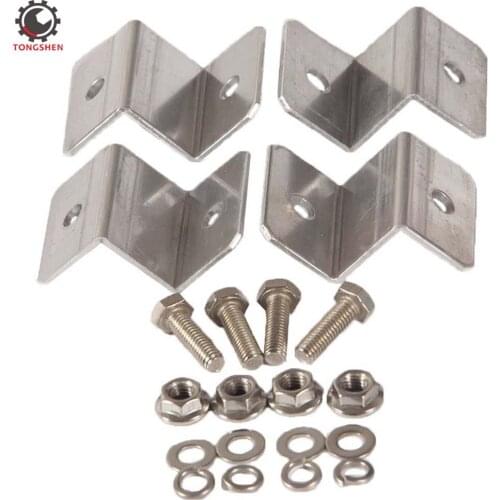 Solar Panels Mounting Z Brackets Mounts Kit for RV Boat Off Grid Roof 38mm Width Support Solar Panels Up to 80W