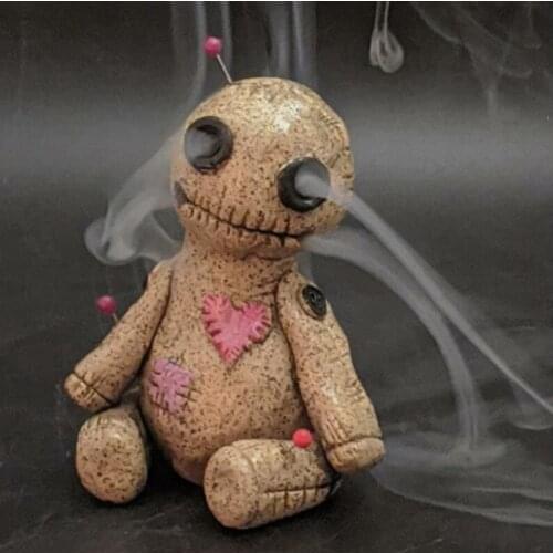 Cone Burner Sculpture Resin Censer Decoration Creative Doll Shaped Incense Holder Sculpture Cone Burner Censer Decoration