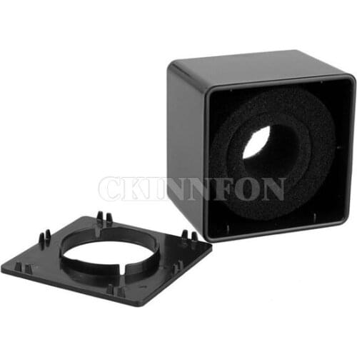 100Pcs/Lot 40mm Hole TV crew interview Microphone Square Shaped Logo Flag Station ABS material