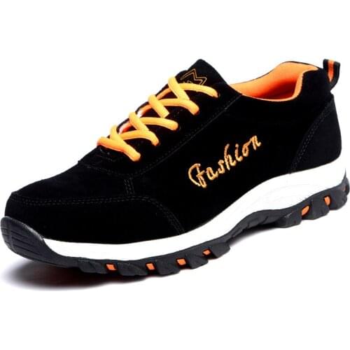 Big size men fashion steel toe covers work safety shoes cow suede leather tooling shoe worker security boots protective footwear