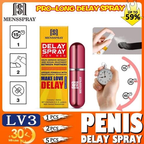 Manbird Powerful Sex Delay Spray Product for Men Penis Extender Prevent Premature Ejaculation Enlargement Prolong 60 Minute 10m