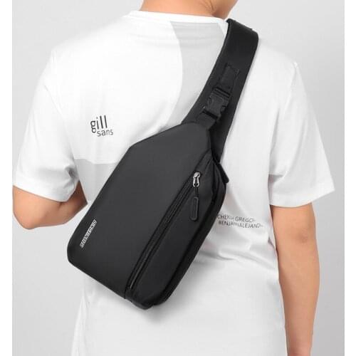 Men Chest Bag For 7.9 inch pad Travel Sling bag Fanny Pack Waterproof Shoulder bag Small Messenger Bags Waist Pack Bag For Men