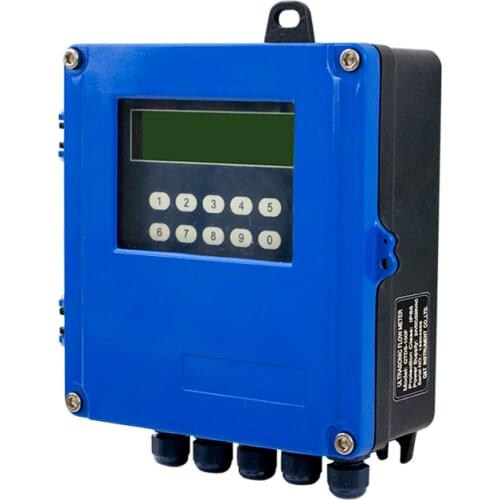 Relay Fixed IP68 Clamp On Ultrasonic Kerosene Flow Meter