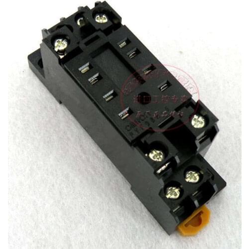 2pcs Mini Relay Socket Base PYF08A For H3Y-2 Timer Relay