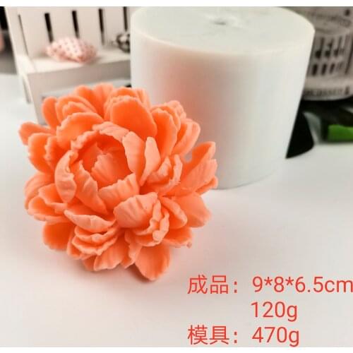 HC0282 PRZY Molds Silicone chrysanthemum Flower Mold Decoration Plant Soap Molds Flowers Candle Moulds Bouquet Making Clay Resin