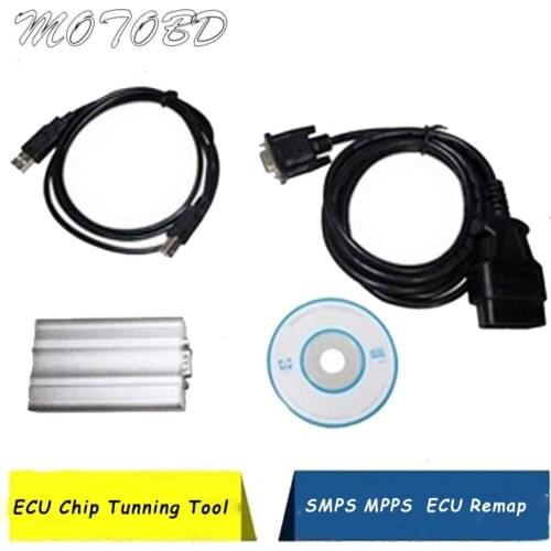 SMPS MPPS V13 EDC16 Metal Box MPPS V13.02 CAN Flasher Chip Tuning ECU Remap OBD2 OBDII CAN ECU Chip Tuning TooL SMPS MPPS V13.02