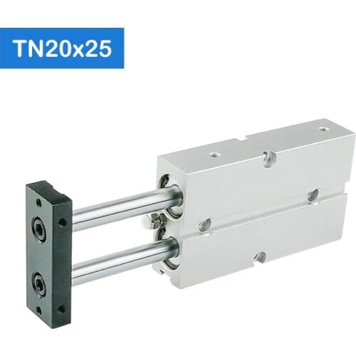 TN20*25-S Free shipping 20mm Bore 25mm Stroke Compact Air Cylinders TN20X25-S Dual Action Air Pneumatic Cylinder