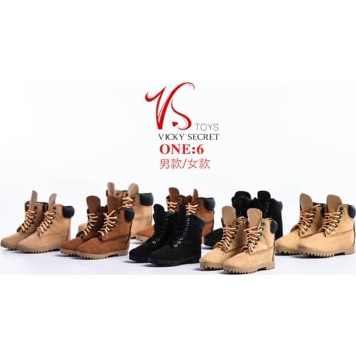 In Stock VSTOYS 18XG022 1/6 Mens Handmade Hollow Footless Hiking Boots Fit 12'' Action Figure Body OB Small Cloth Can Be Worn