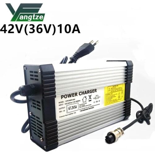 Yangtze Car Lithium Battery Charger 42V 10A for 36V Li-ion Polymer Scooter E-bike Ebike Carregador De Pilhas Aa