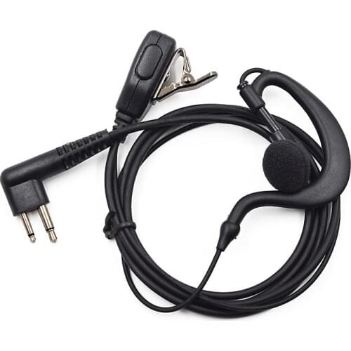 10Pcs XQF Security Headset Ear Hook Earpiece Earphone PTT for Motorola Radio EP350 EP450 GP300 BC10 CP200 CP300 GP88 Transceiver