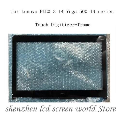 14'' Touch Screen Digitizer Glass for Lenovo FLEX 3 14 with Bezel for Lenovo Yoga 500 14 series Yoga 500 14ACL 14IHW 14IBD
