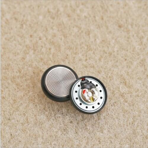 15.4MM Headset Driver For MX500 Earphone Diy 32ohm 110DB Deep Bass flat Headphone Repair Parts with Mesh Cover Vocals Sweet 2pcs