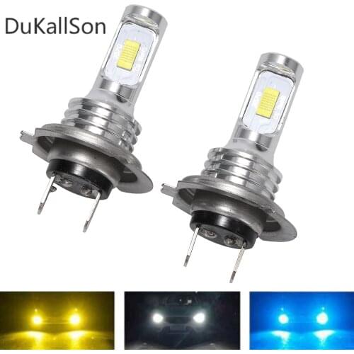 2x H7 H8 H11 H1 H3 H4 3570 Chip Canbus External Led Car Motorcycle Headlight Bulb Car Led Fog Driving Lights Lamp Light Source