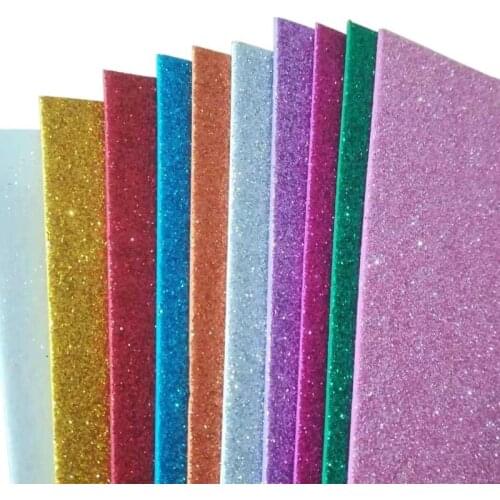 20*30 Cm Glitter Foam Paper Paper-Cut Scrapbook Sticker Kids DIY Craft Handmade Material Wedding Party Decoration Spong Paper