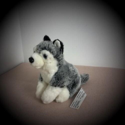 2019 Seated Husky Dog Plush Toys Simulation Giant Squid Stuffed Toys Cute Animal Plush Dolls for Kids Boys Girls Gifts