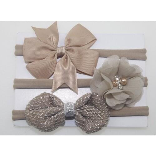 3pcs/set Print Cute Bow-Knot Cotton Girl Headbands 2018 New Arrival headbands Newborn Headband