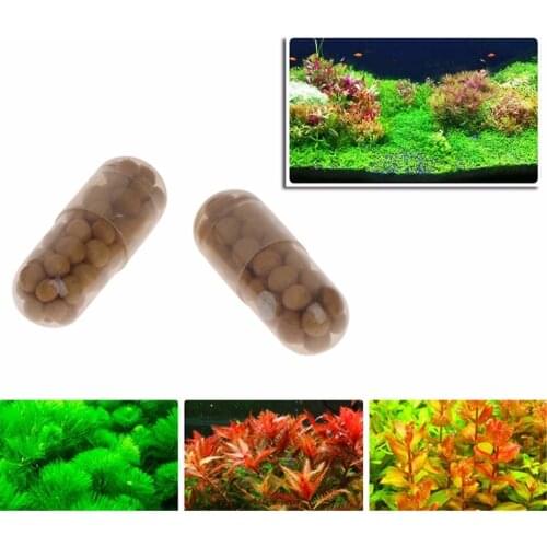 40 Pcs Aquatic Plant Water Root Fertilizer Condensed Aquarium Fish Tank Cylinder Plant Fertilizer