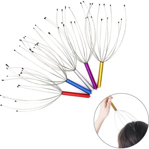 5PCS/Set Hot Sale Head Neck Massage Relief Stress Relaxing Claw Roller Massage Head Skin Care Tools Massager