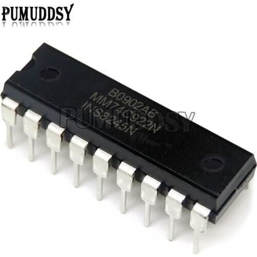5PCS MM74C922N MM74C922 74C922N 74C922 DIP made in New Original