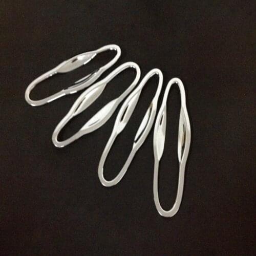 Accessories Fit For Jeep Cherokee 2014 2015 2016 External Side Door Handle Bowl Protective Cover Mouldings Chrome Cup Cap Trim