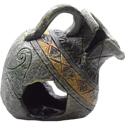 Aquarium Ornament Fish Tank Simulation Vase Hideout Landscaping Hiding Cave