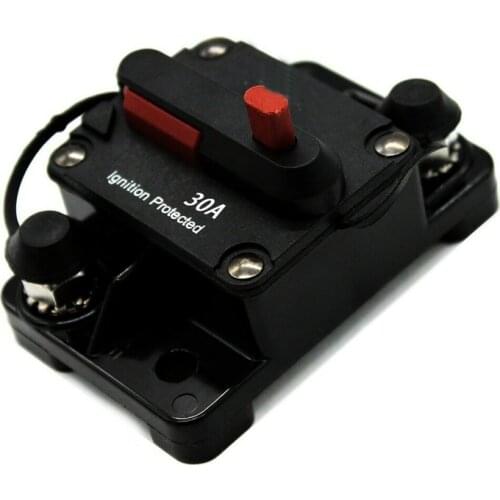 30A AMP Circuit Breaker Fuse Reset 12V DC Car Boat Auto Waterproof