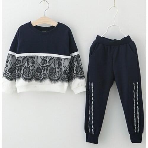 BFORTUNE New Girls Clothes Sets Toddler Girl Clothes Cartoon Children Kids Clothing Sweatshirts+Pants Suit Vetement Enfant Fille