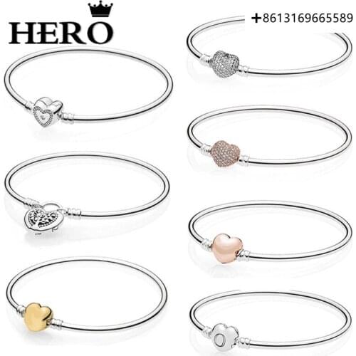 HERO 100% 925 Sterling Silver Original Copy High Quality 1:1 Love Multi-Style Hand Ring Plated With Logo Free Envelope