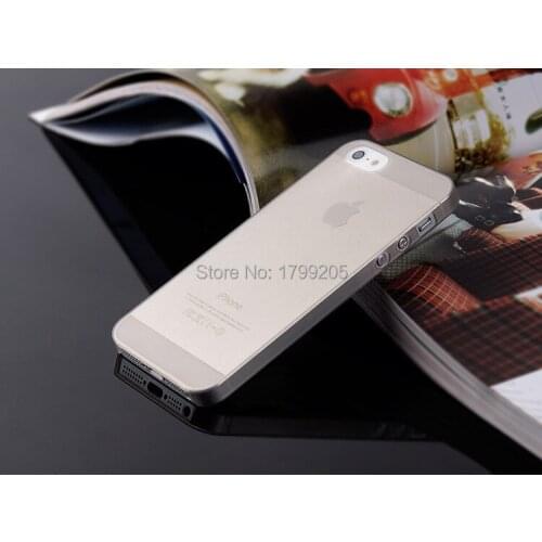 Hot sell! 28mm Ultra Thin Slim Matte Translucent Shell Cover Skin Case For iPhone 5 5s SE 5g 4.0" inch soft Moblie Phone Guard