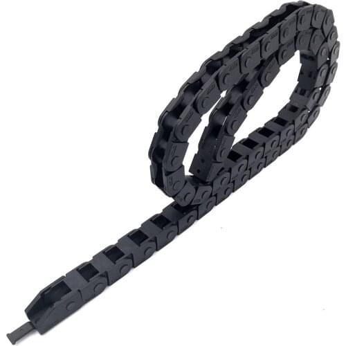 JFLO 10x10mm 1 Meter Drag Chain Wire Carrier Cable Convenient Without Open CNC Router Machine Tools Transmission Free Shipping