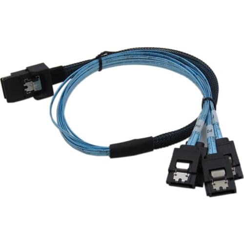 Mini SAS Cable 36Pin SFF-8087 to 4sata 7pin Hard Disk Data Cable