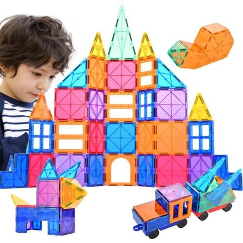 Mini Magnetic Window Designer Construction Set Model & Building Toy Plastic Magnetic Blocks Educational Toys Toys For Children