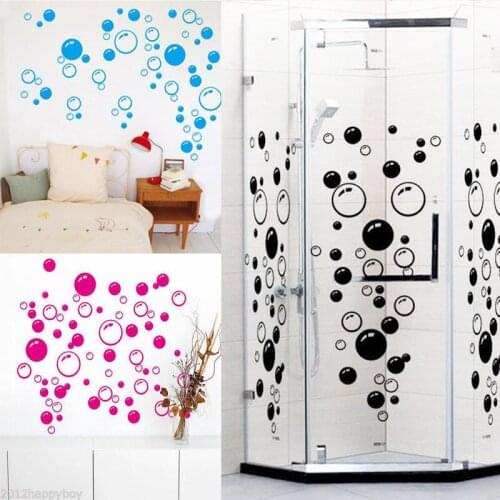 Bathroom Wall Stickers Decals Art Washroom Shower Decor Home Decal Mural Decorative Stickers Sticker Bubble