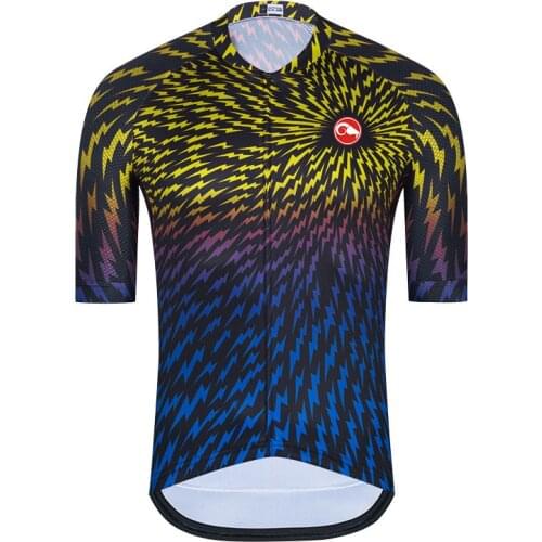 New 2021 Cycling Jersey Mens Bike Jerseys Bicycle Tops Pro Team Ropa Ciclismo Mtb Mountain Shirt Cycle jersey breathable