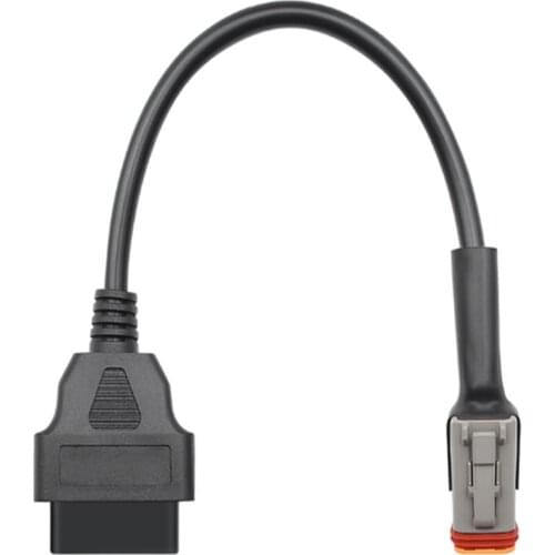 OBD2 Motorcycle Connector OBD 4Pin 6Pin to 16Pin Adapter Cable OBD Motorcycle Diagnostic Tool For Harley OBD Extension cable