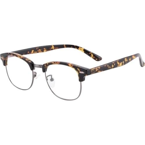 SHINU Concise fashion eyebrow half frame glasses Anti Blue Ray Prescription Eyewear Progressive multifocal Lenses glasses
